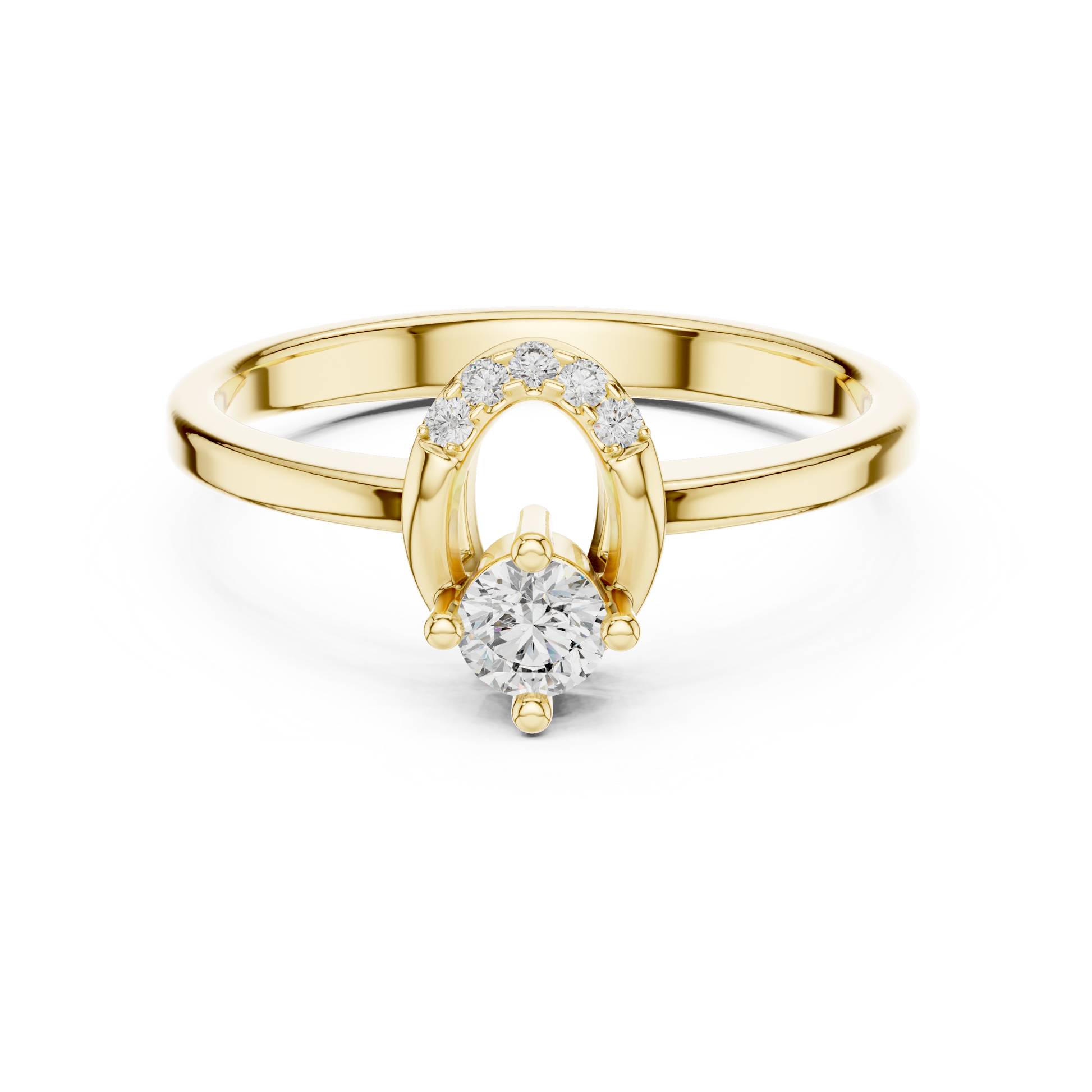 Round Halo Lab Grown Diamond Ring