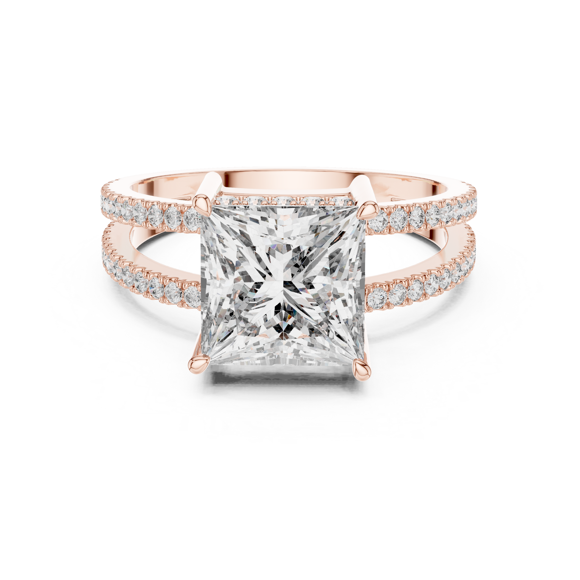 Round Halo Lab Grown Diamond Ring