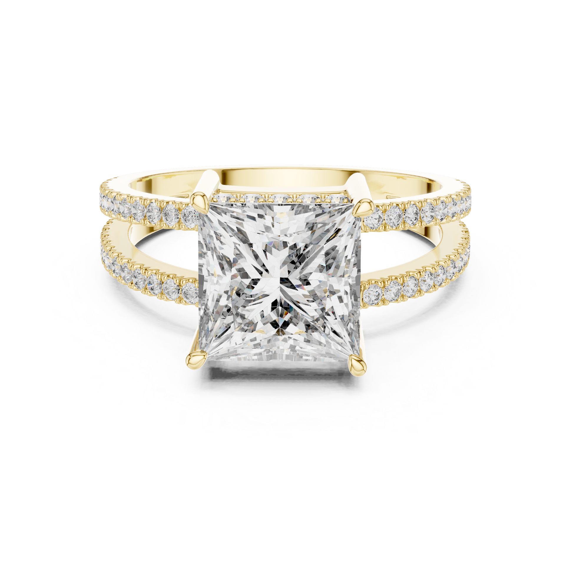 Round Halo Lab Grown Diamond Ring