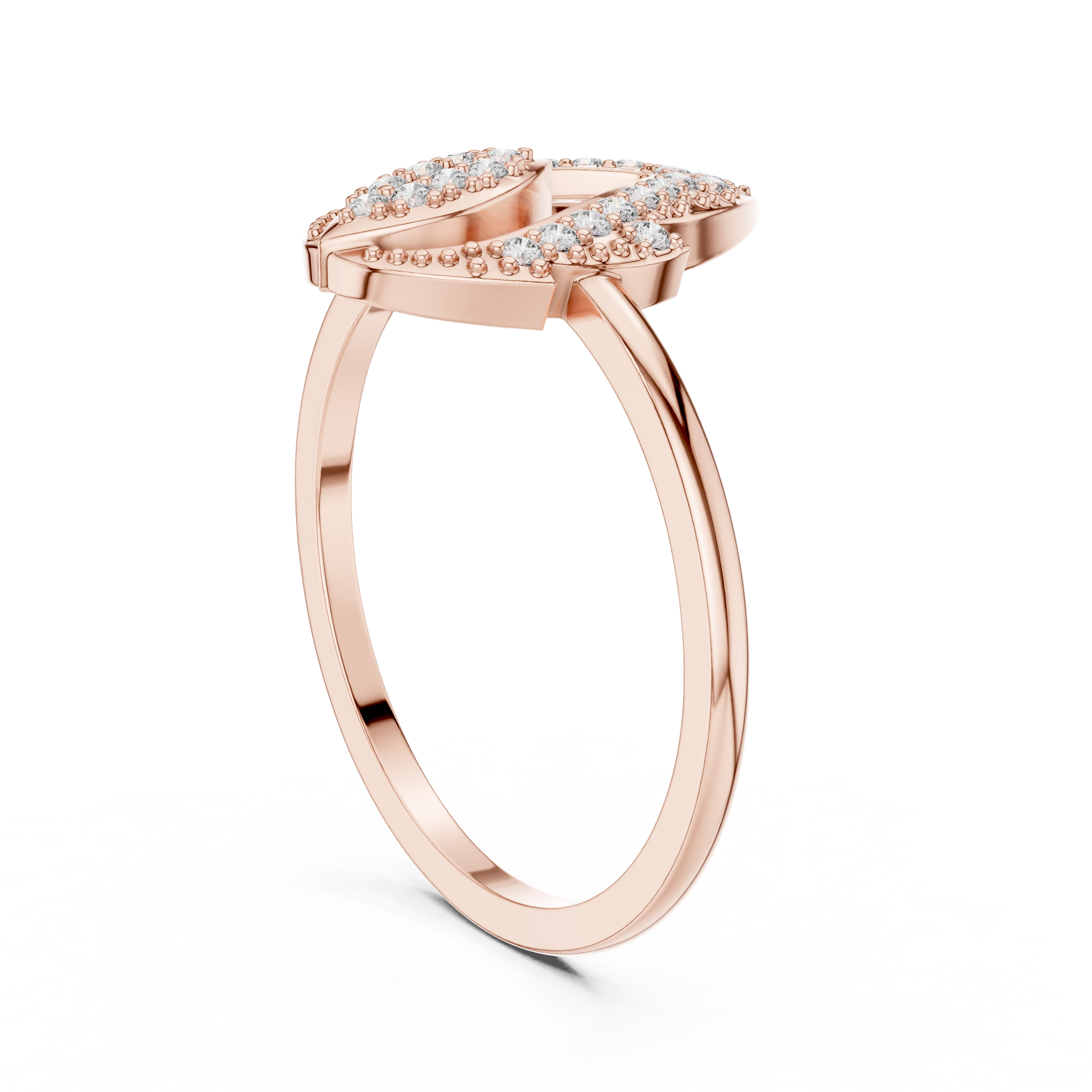Mixed Shape Lab Grown Diamond Halo Ring