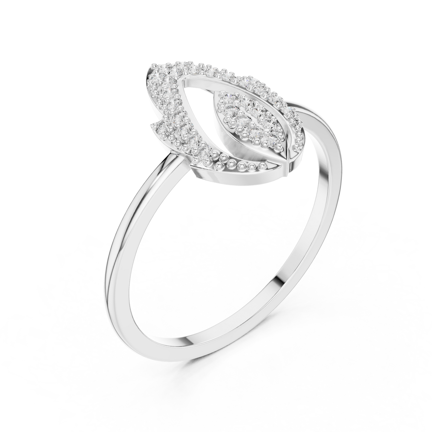 Mixed Shape Lab Grown Diamond Halo Ring