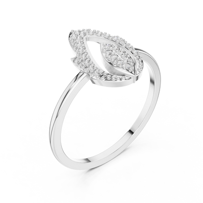 Mixed Shape Lab Grown Diamond Halo Ring