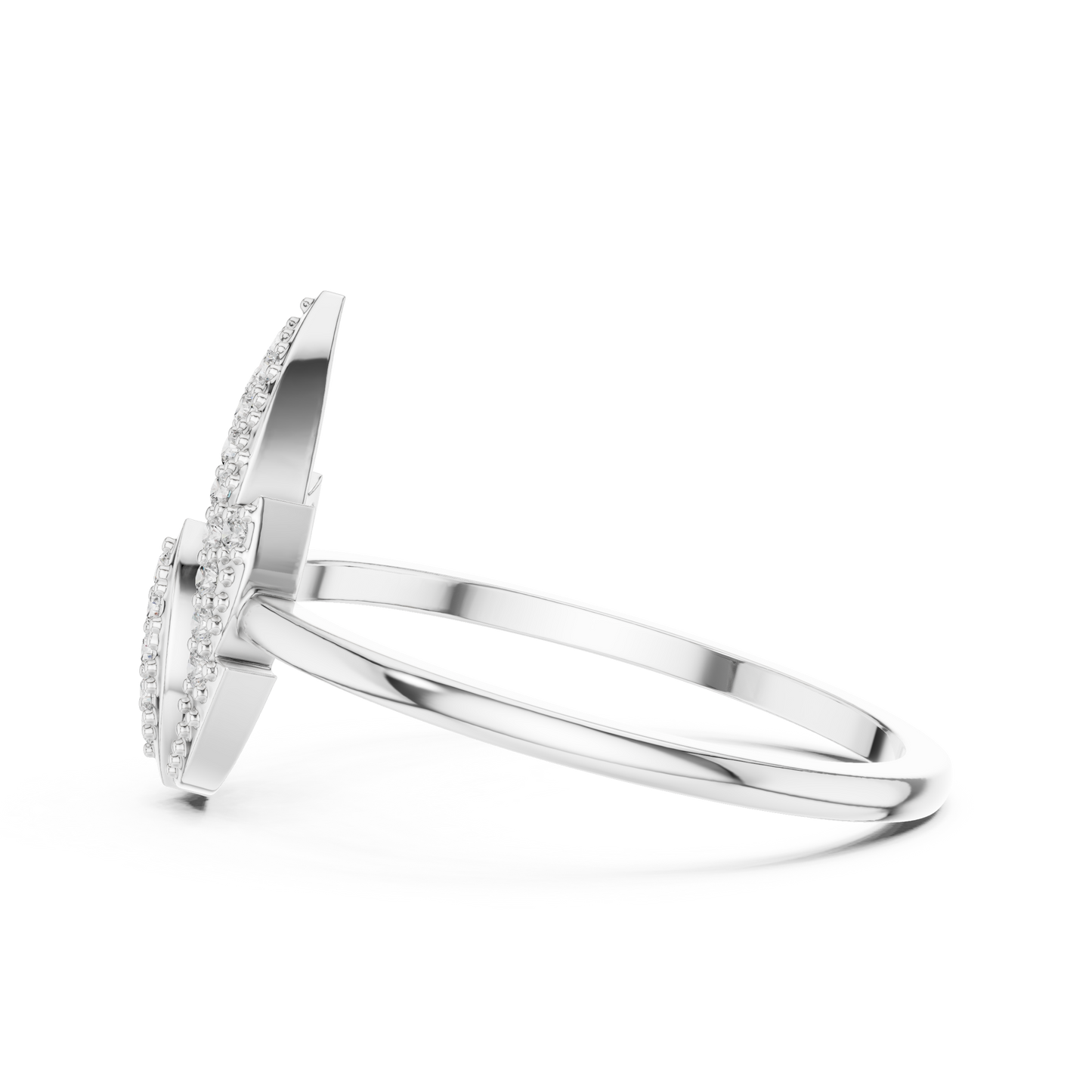 Mixed Shape Lab Grown Diamond Halo Ring