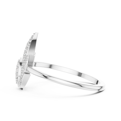 Mixed Shape Lab Grown Diamond Halo Ring