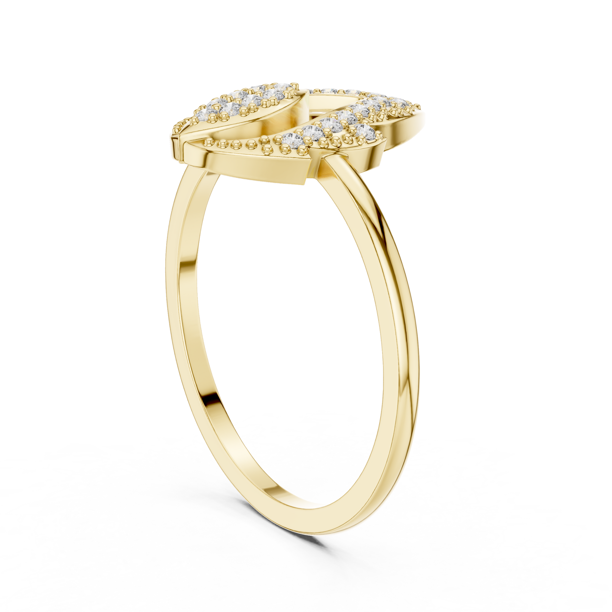 Mixed Shape Lab Grown Diamond Halo Ring