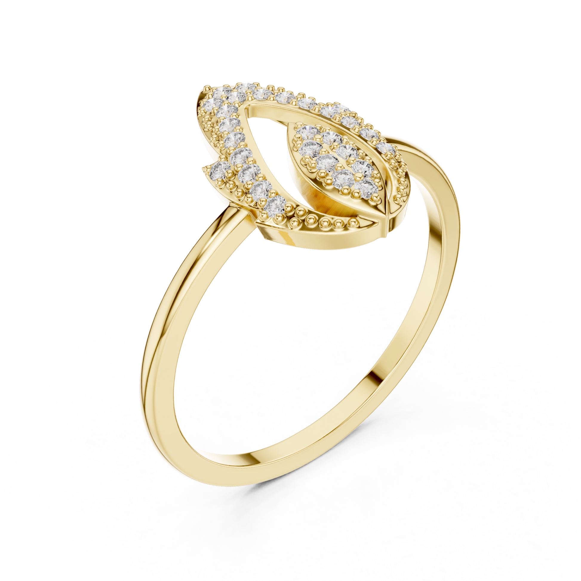 Mixed Shape Lab Grown Diamond Halo Ring