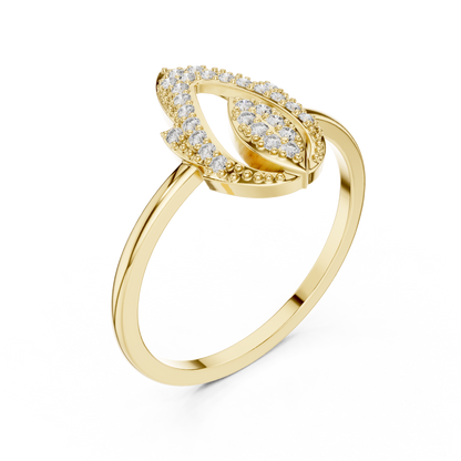Mixed Shape Lab Grown Diamond Halo Ring