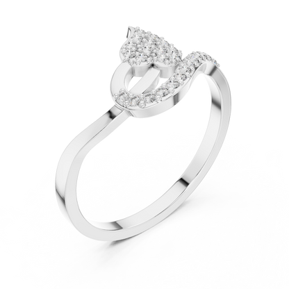 Round Halo Lab Grown Diamond Ring