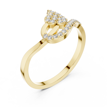 Round Halo Lab Grown Diamond Ring