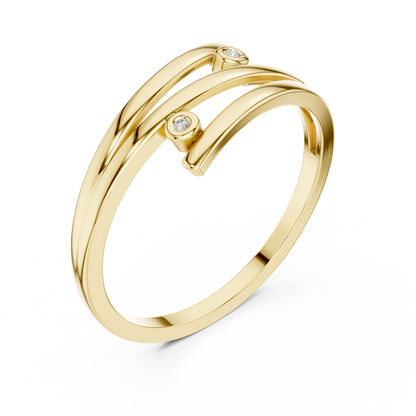 Round Solitaire Lab Grown Diamond Ring