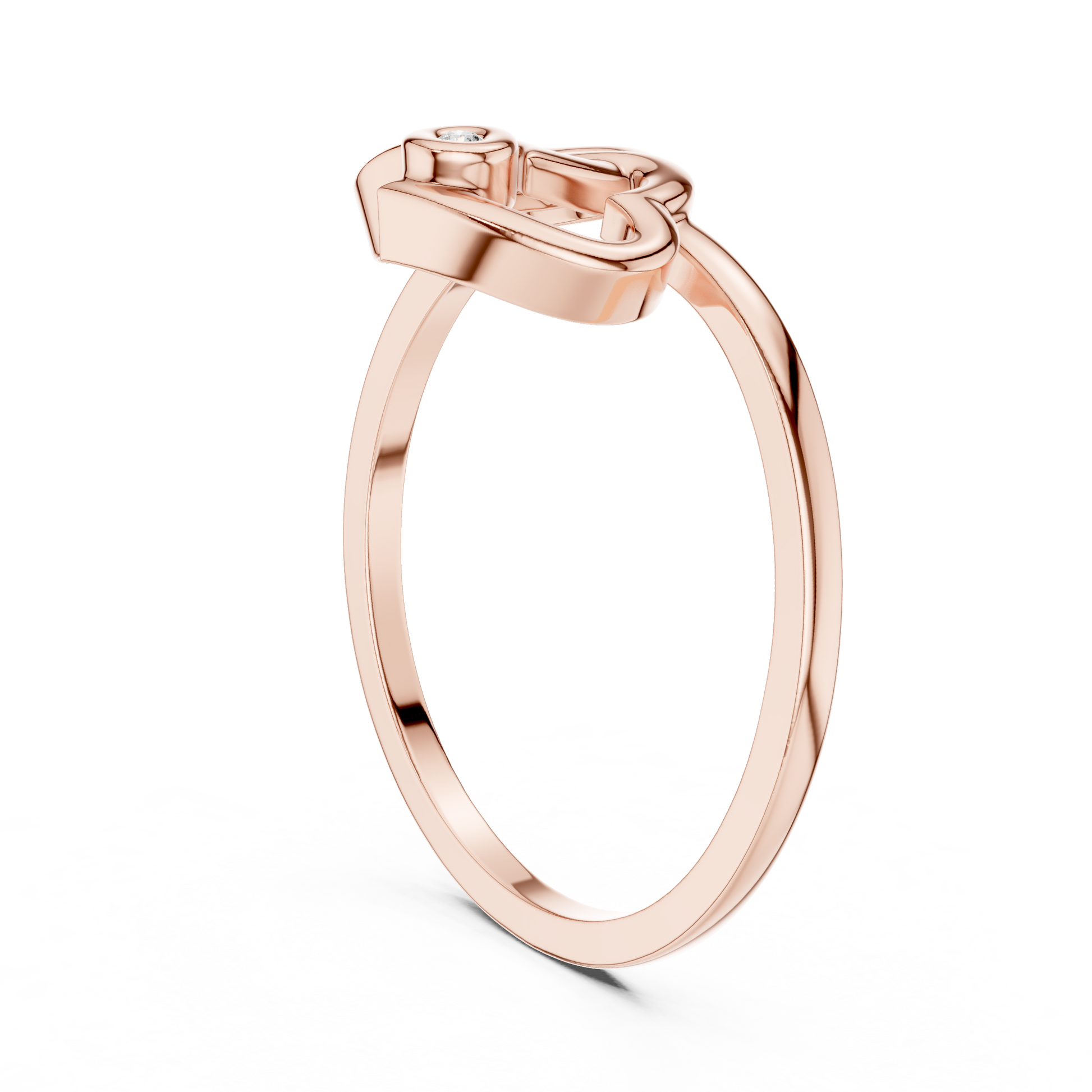 Round Solitaire Lab Grown Diamond Ring