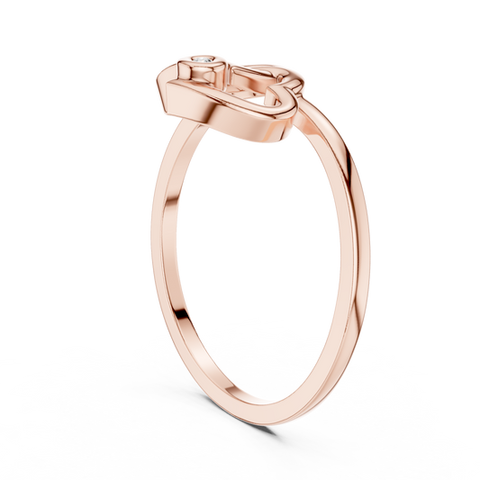 Round Solitaire Lab Grown Diamond Ring