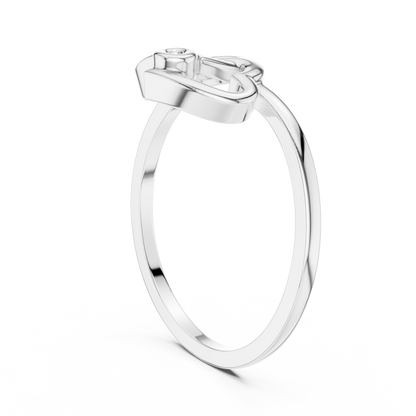 Round Solitaire Lab Grown Diamond Ring