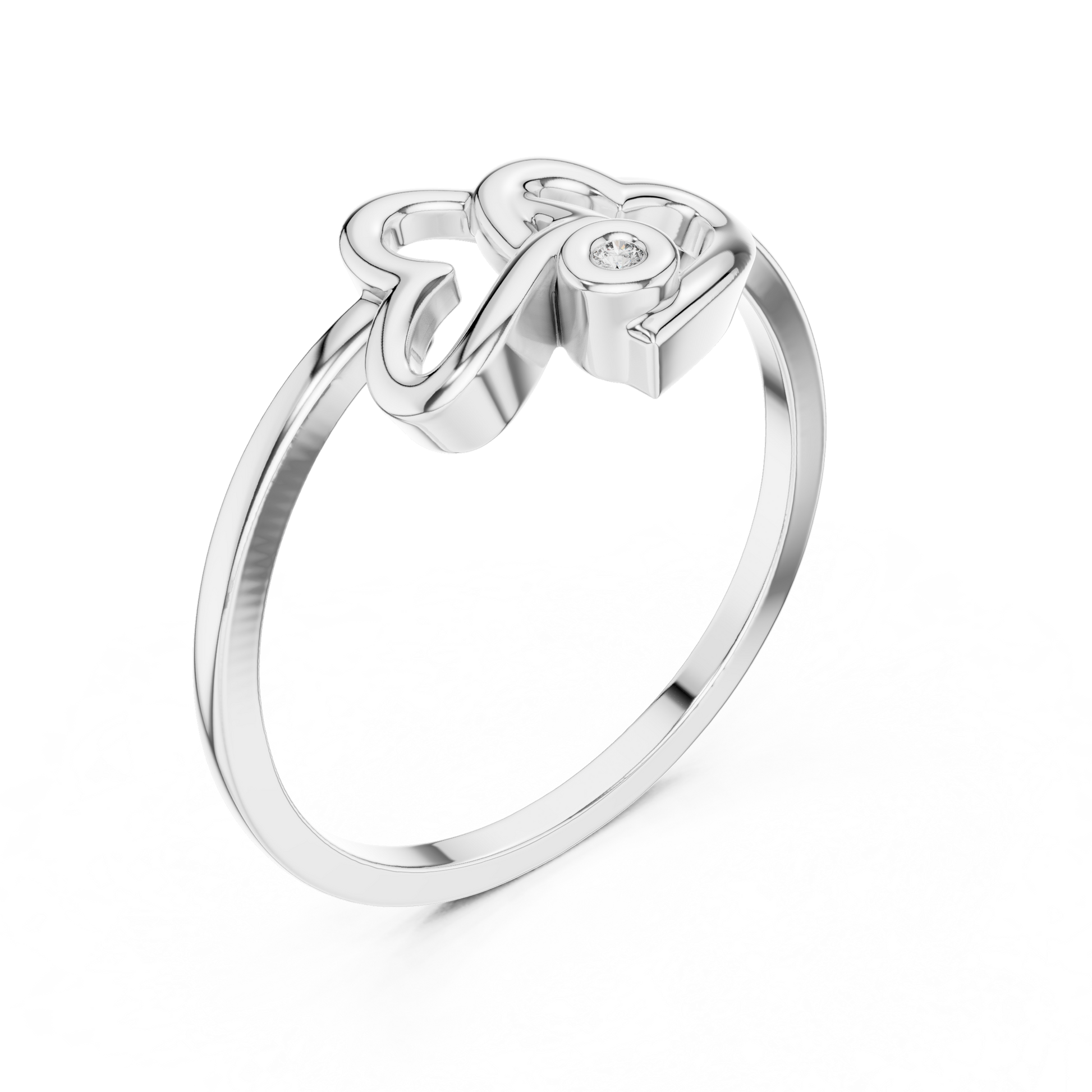Round Solitaire Lab Grown Diamond Ring
