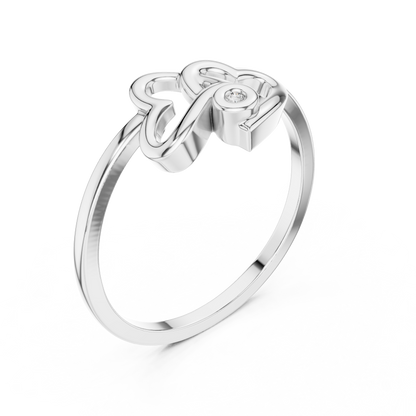 Round Solitaire Lab Grown Diamond Ring