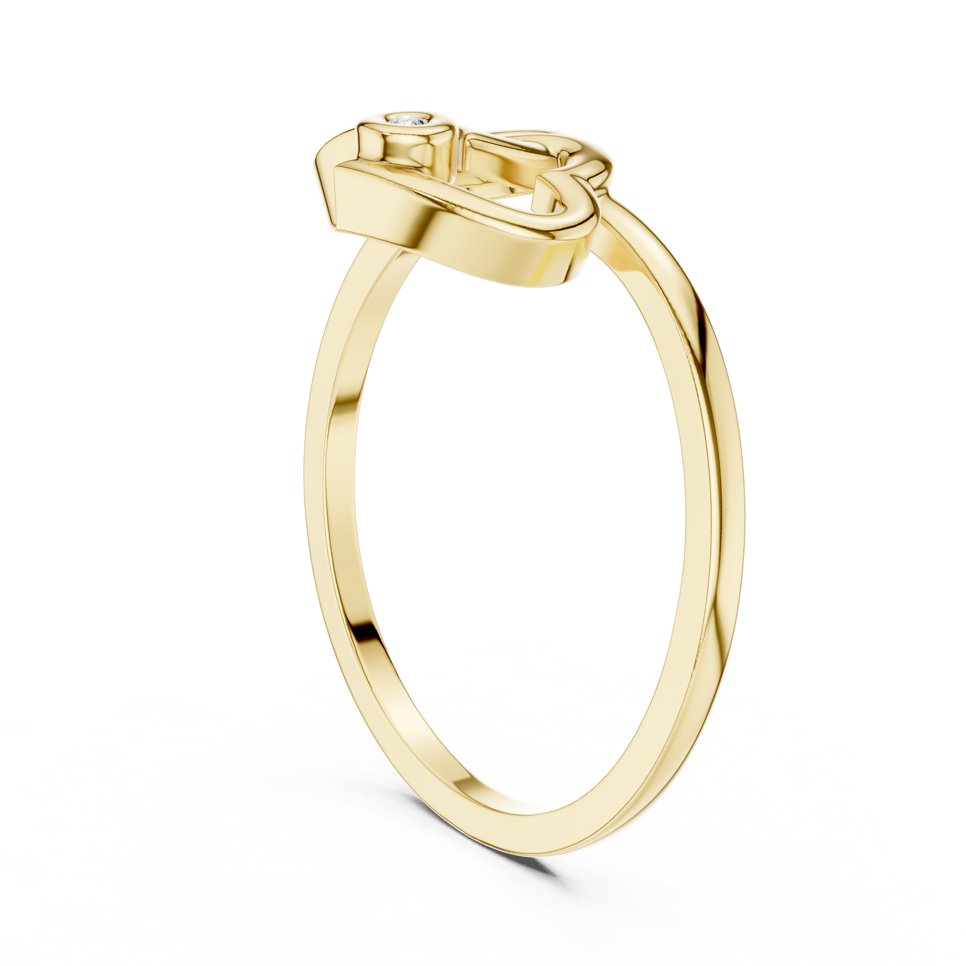 Round Solitaire Lab Grown Diamond Ring