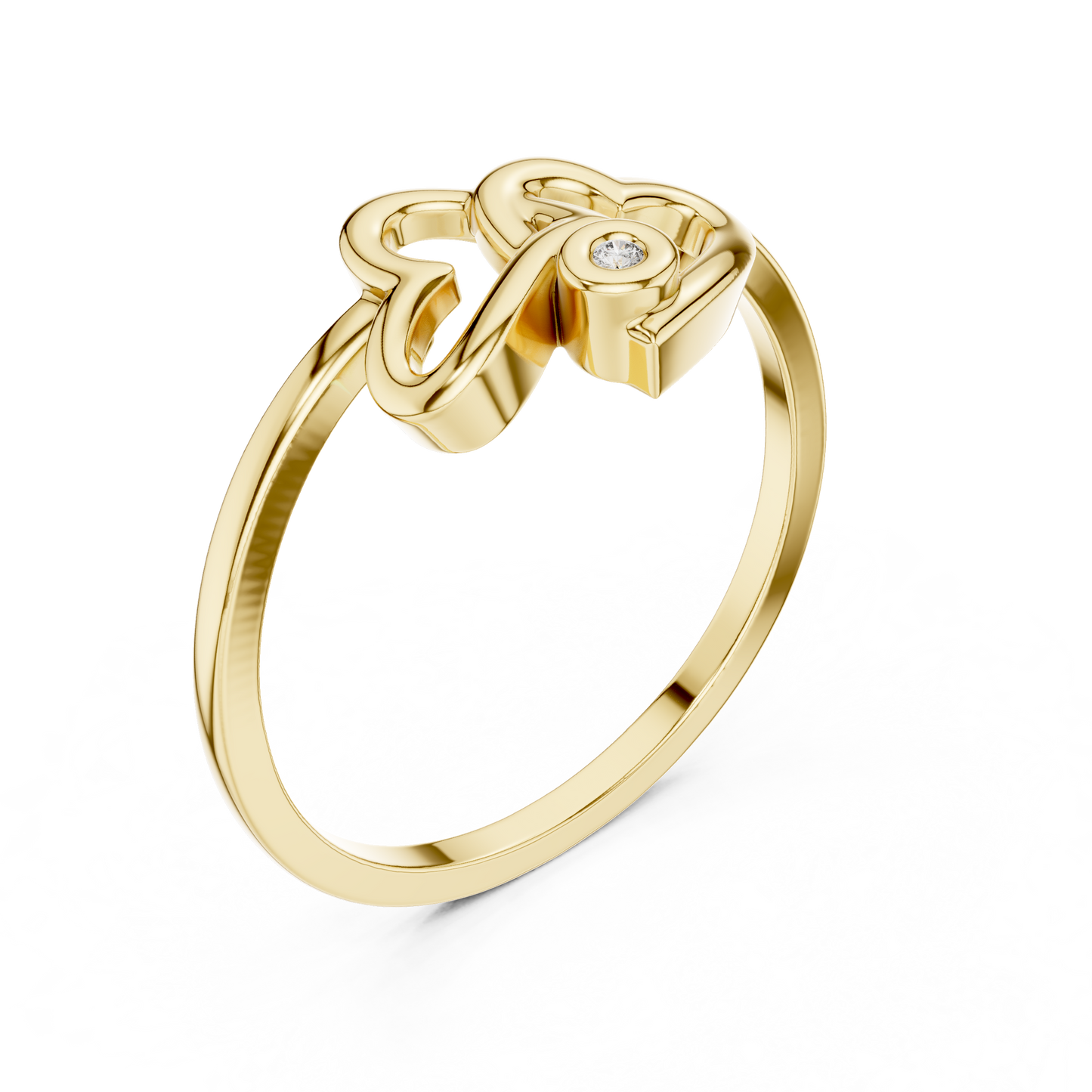 Round Solitaire Lab Grown Diamond Ring