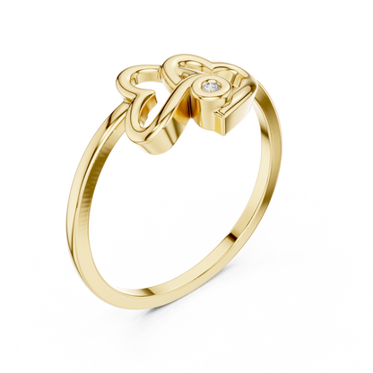 Round Solitaire Lab Grown Diamond Ring