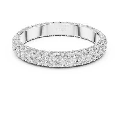 Round Pave Lab Grown Diamond Ring
