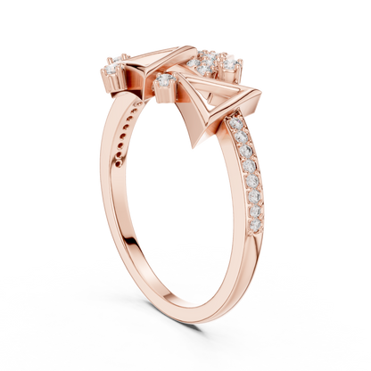 Mixed Shape Lab Grown Diamond Halo Ring