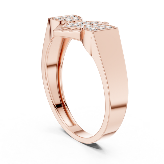 Mixed Shape Lab Grown Diamond Halo Ring