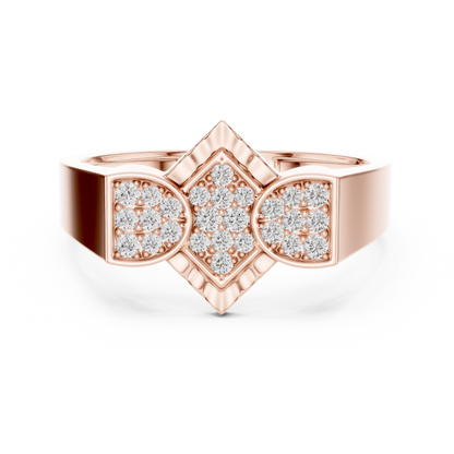 Mixed Shape Lab Grown Diamond Halo Ring