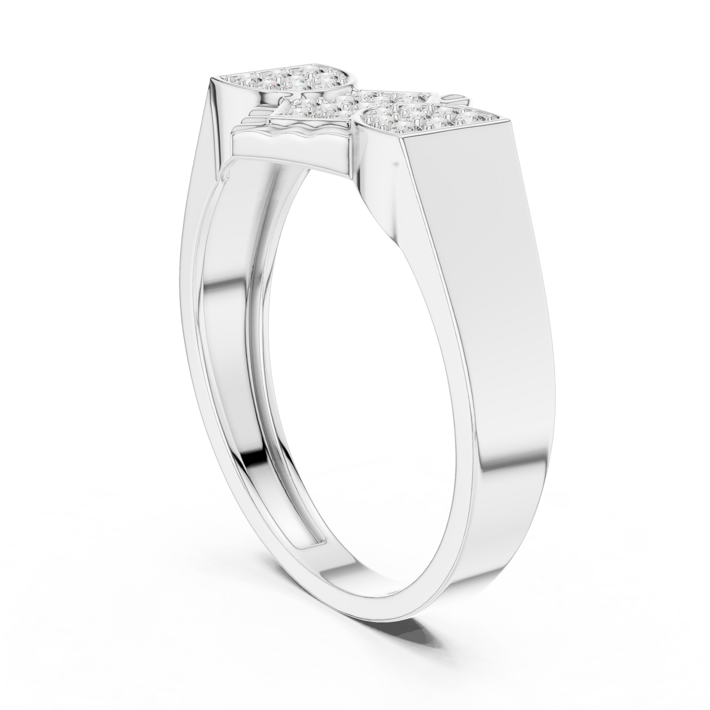 Mixed Shape Lab Grown Diamond Halo Ring