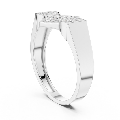 Mixed Shape Lab Grown Diamond Halo Ring