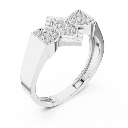 Mixed Shape Lab Grown Diamond Halo Ring