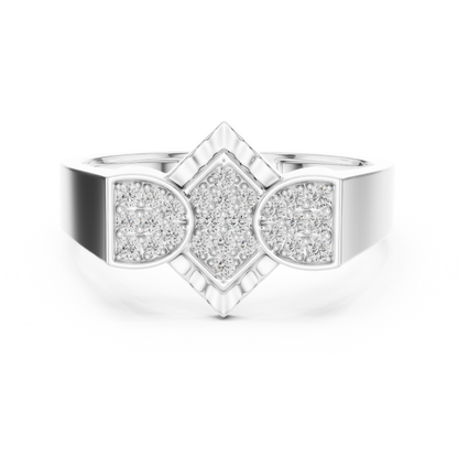 Mixed Shape Lab Grown Diamond Halo Ring