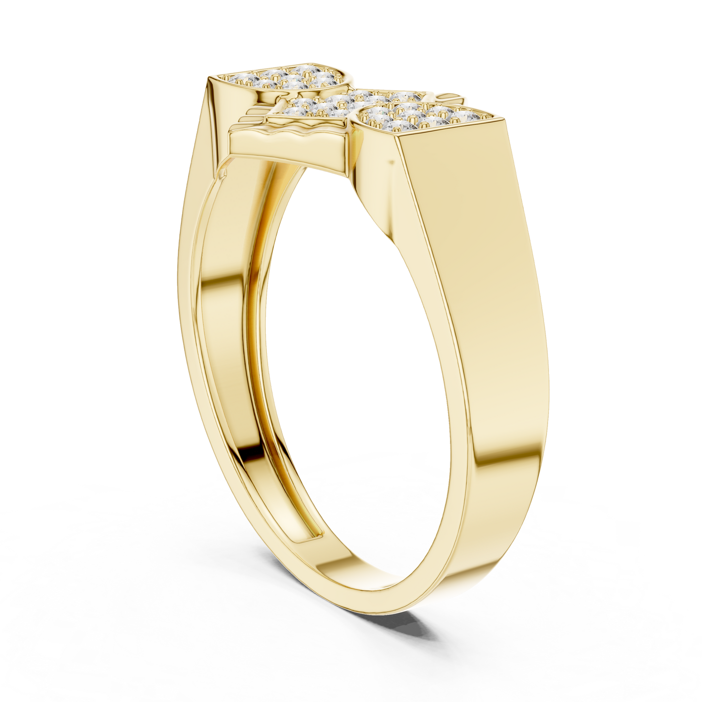 Mixed Shape Lab Grown Diamond Halo Ring