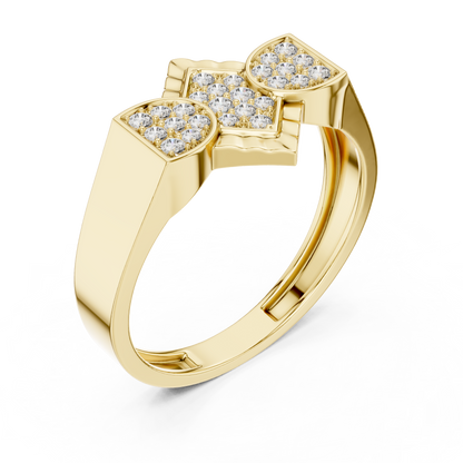 Mixed Shape Lab Grown Diamond Halo Ring