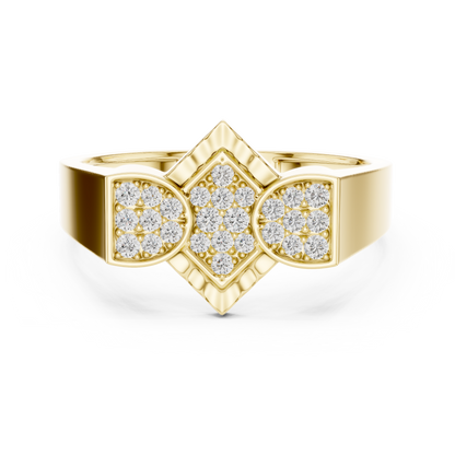 Mixed Shape Lab Grown Diamond Halo Ring