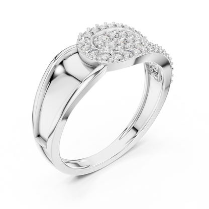Round Halo Lab Grown Diamond Ring