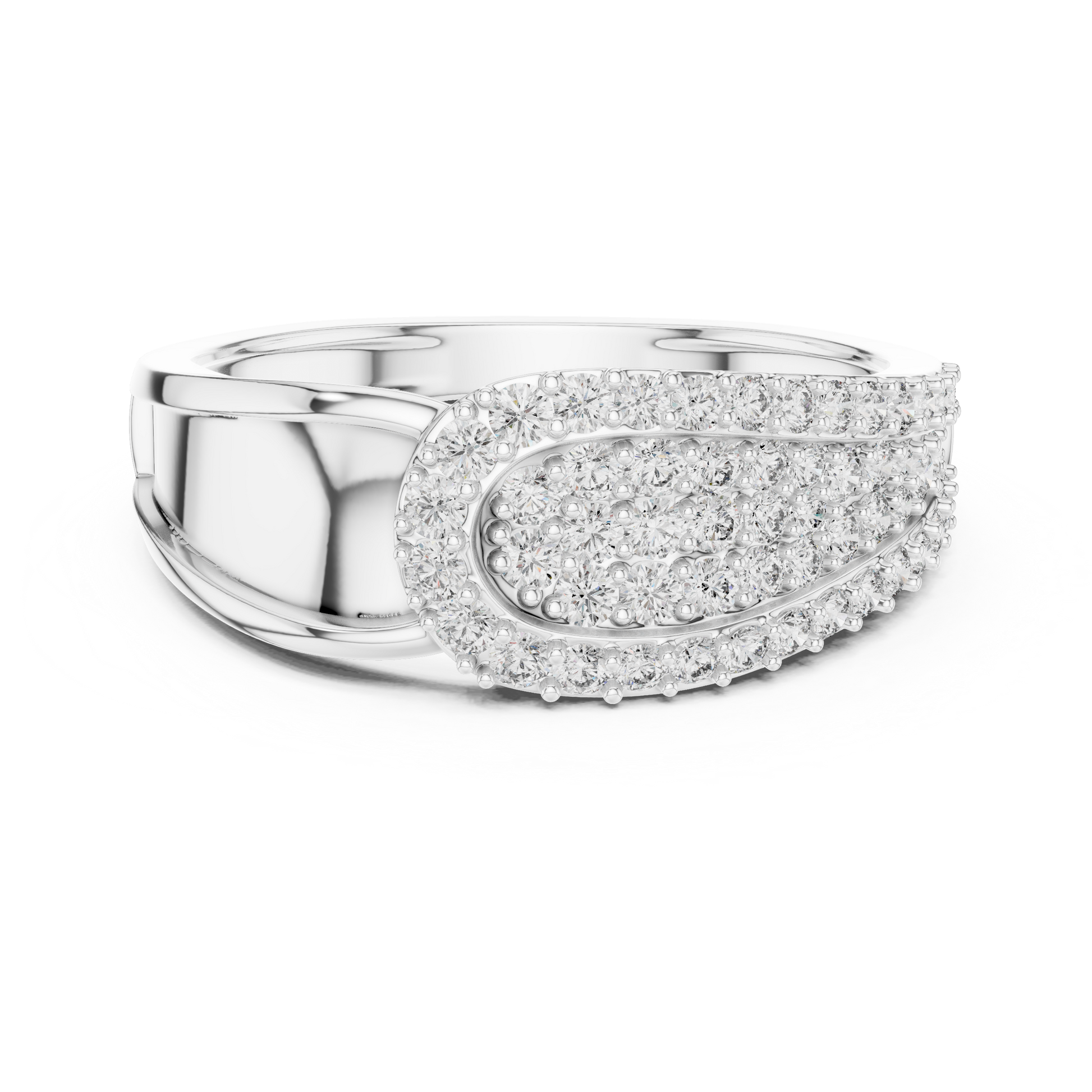 Round Halo Lab Grown Diamond Ring