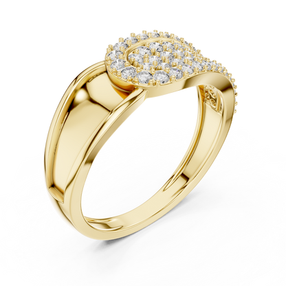 Round Halo Lab Grown Diamond Ring