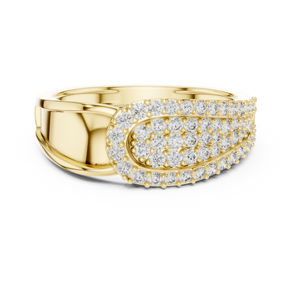Round Halo Lab Grown Diamond Ring