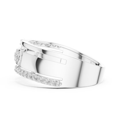 Round Halo Lab Grown Diamond Ring