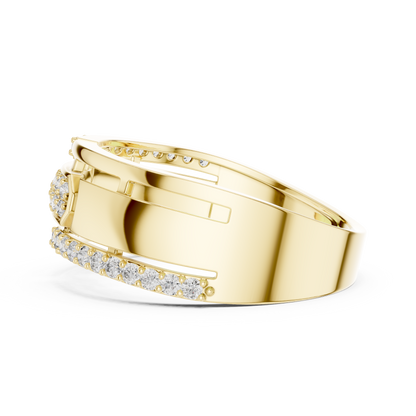 Round Halo Lab Grown Diamond Ring