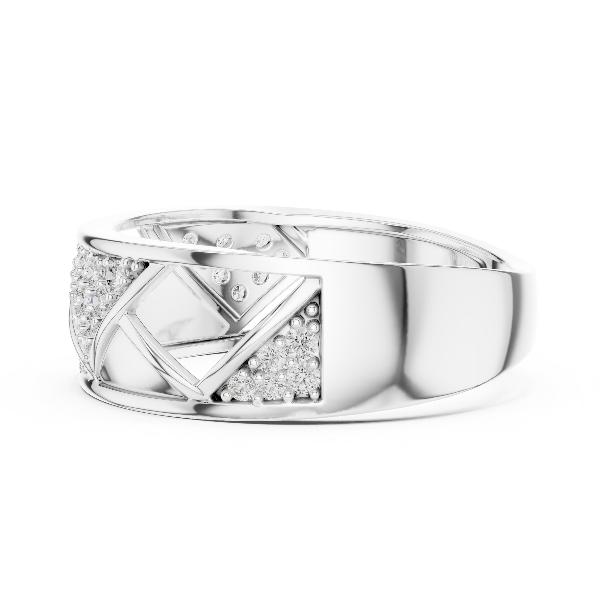 Round Halo Lab Grown Diamond Ring