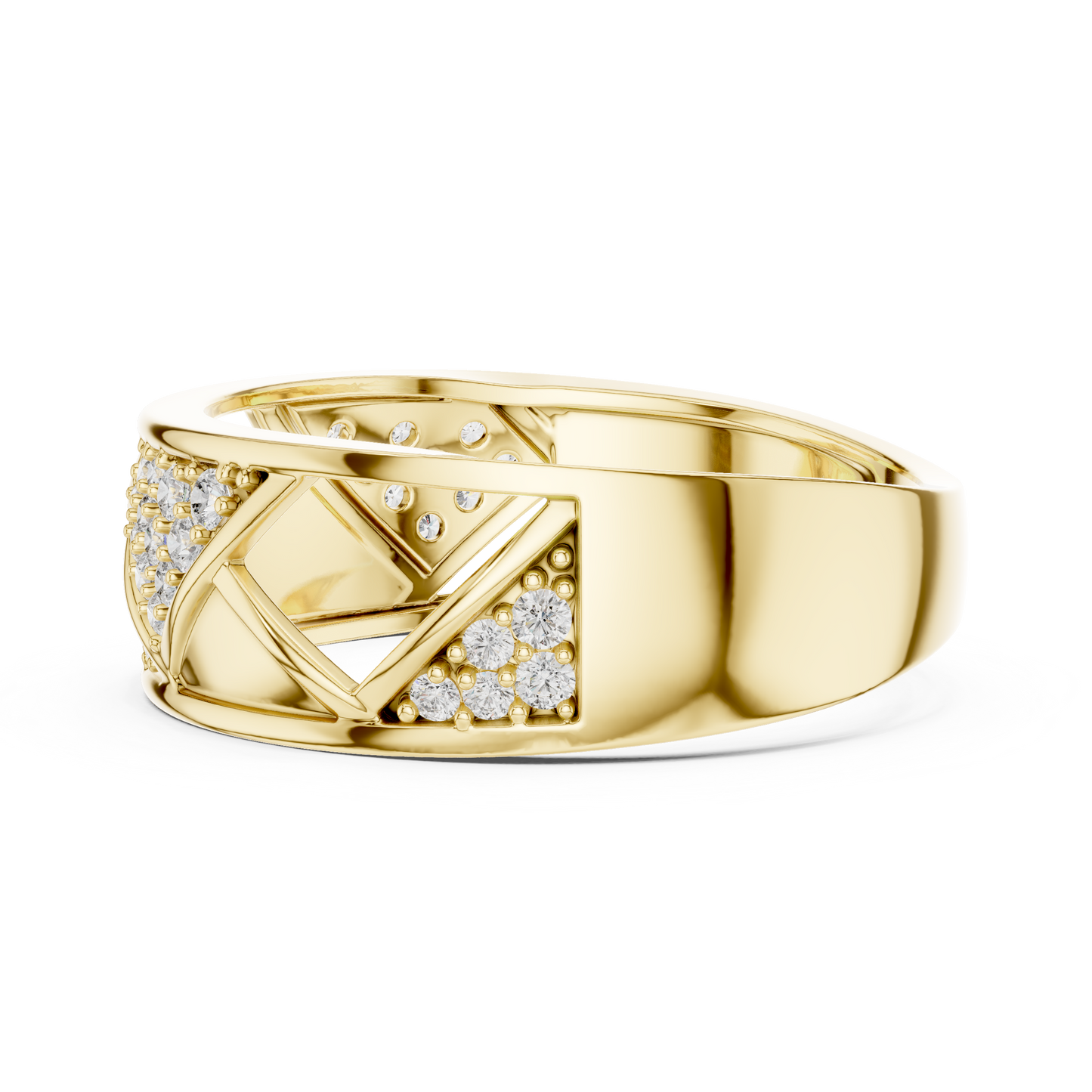 Round Halo Lab Grown Diamond Ring