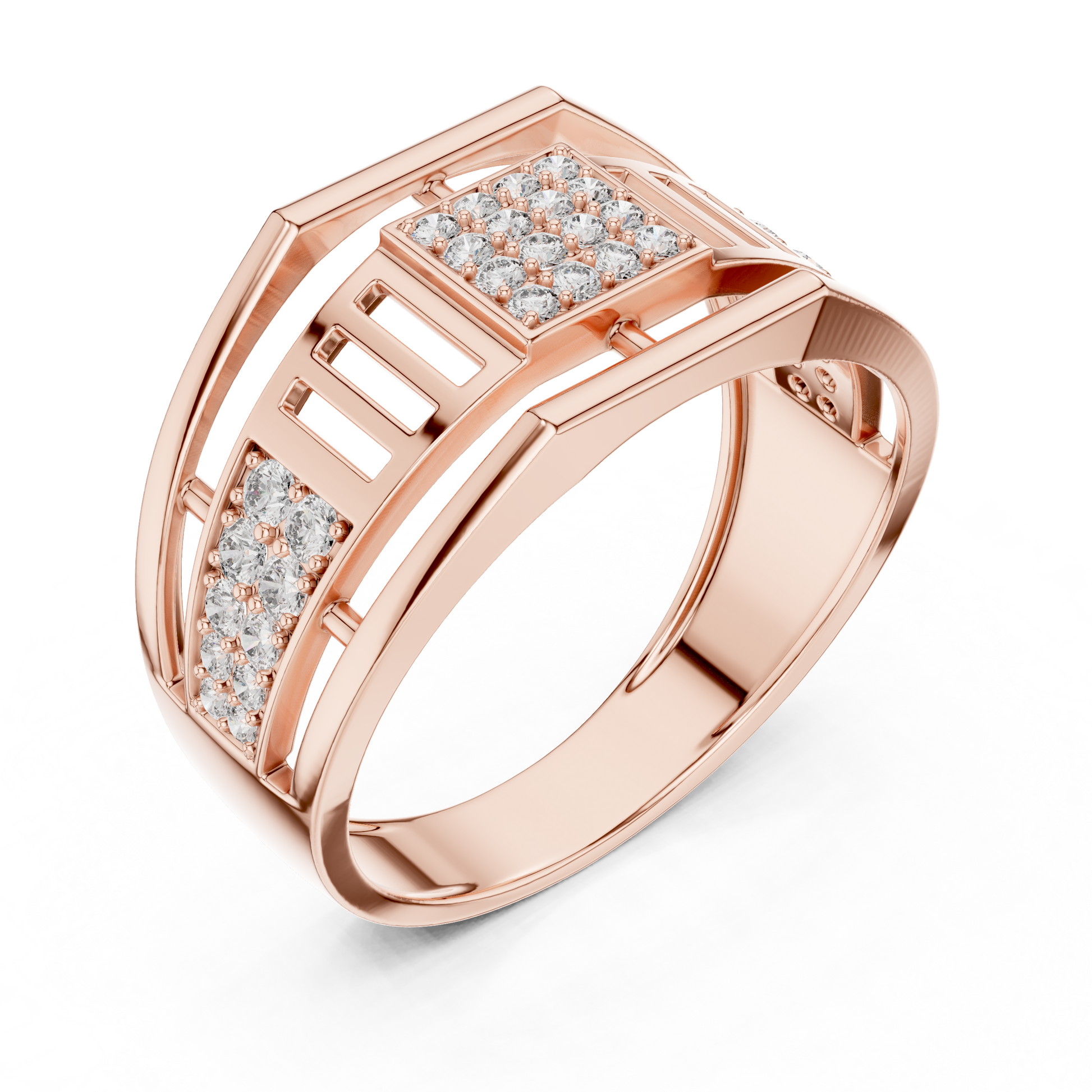 Round Halo Lab Grown Diamond Ring