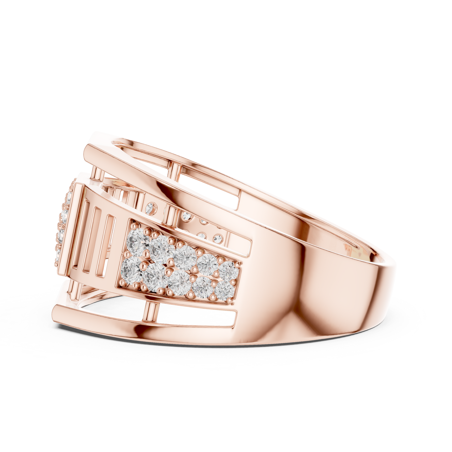 Round Halo Lab Grown Diamond Ring