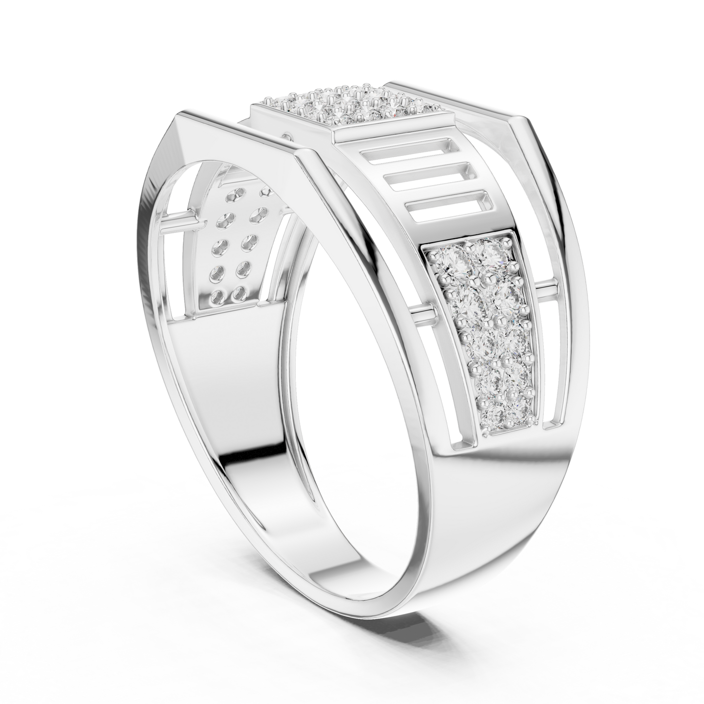 Round Halo Lab Grown Diamond Ring