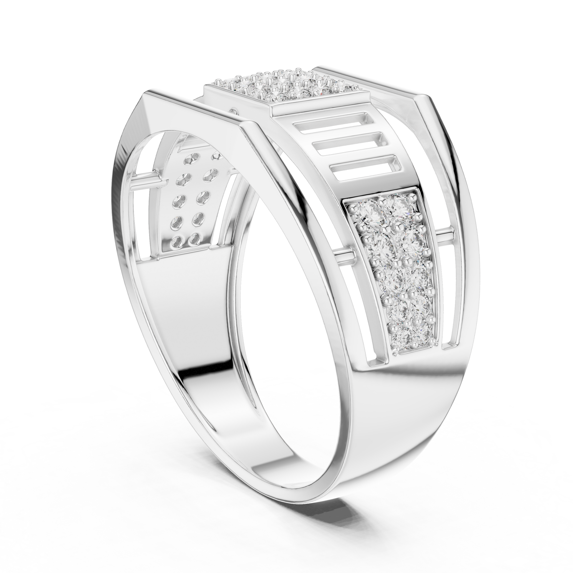 Round Halo Lab Grown Diamond Ring