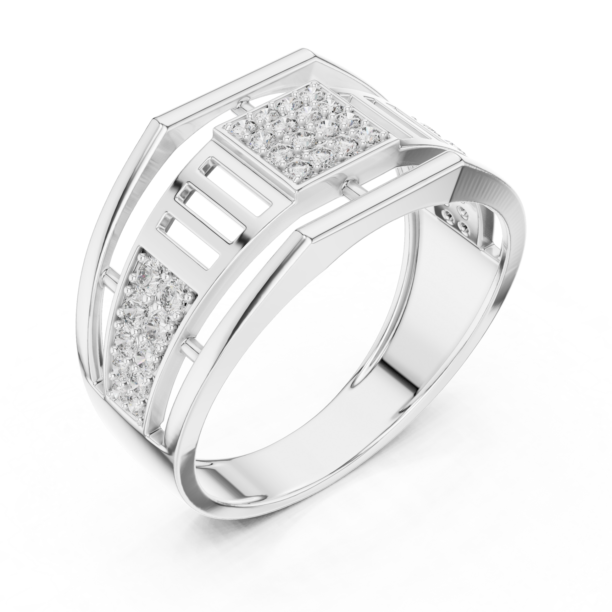 Round Halo Lab Grown Diamond Ring