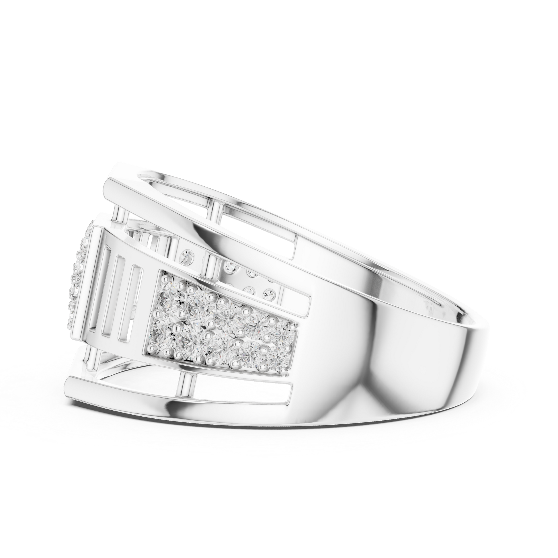 Round Halo Lab Grown Diamond Ring