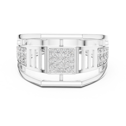 Round Halo Lab Grown Diamond Ring