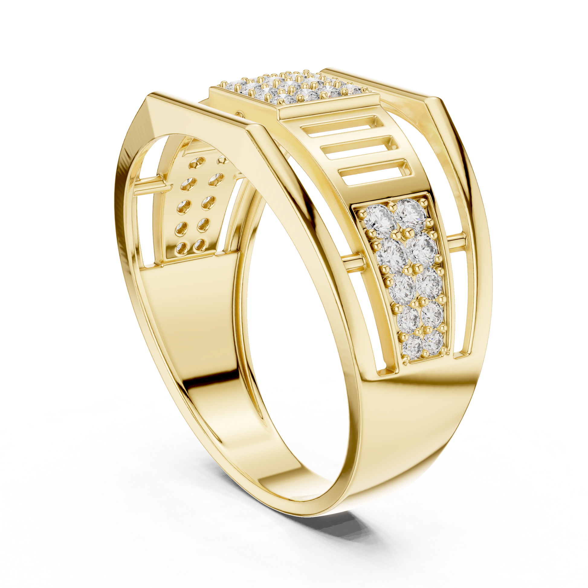 Round Halo Lab Grown Diamond Ring