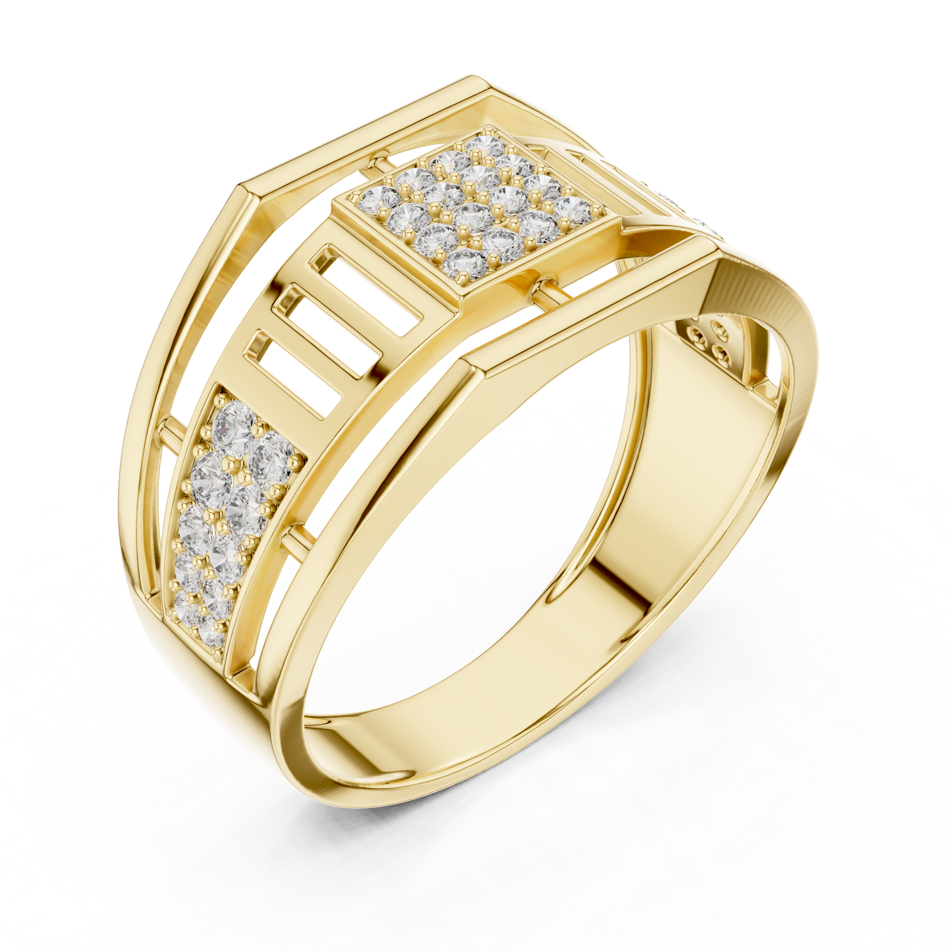 Round Halo Lab Grown Diamond Ring